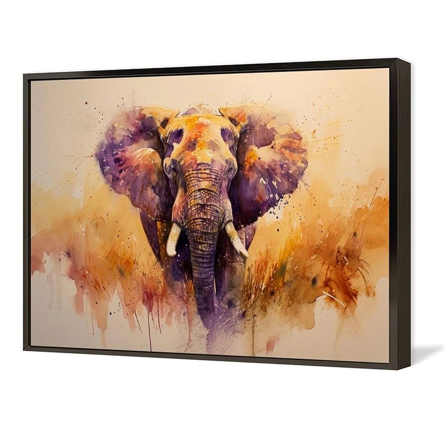 絵画 絵 象の絵 風水 インテリア 動物画 アート イラスト
